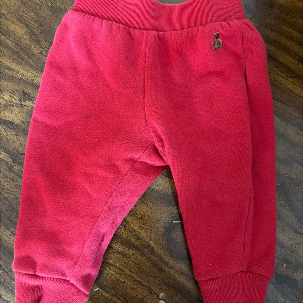 GAP Red Kids Sweatpants with Elastic Waist